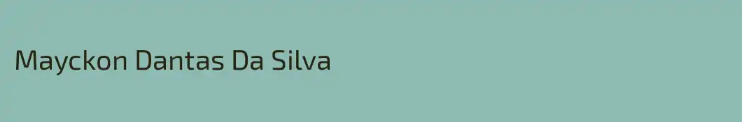 Mayckon Dantas Da Silva
